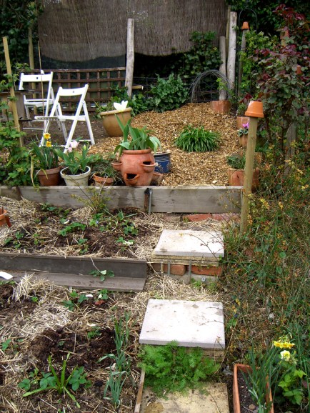 Allotment-April6-woodchip1